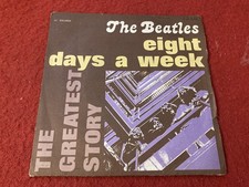 THE BEATLES THE GREATEST STORY EIGHT DAYS A WEEK RARE ITALY 7" SLEEVE ONLY