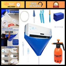 Mini Split Air Conditioner Cleaning Kit - 11PCS Waterproof Cover 2L Sprayer, F