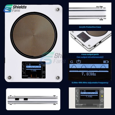 Schumann Wave Generator Resonance Sine Wave Signal Generator 0.01-999.99Hz TypeC