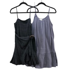 American Eagle Universal Thread Dress Bundle Womens Medium Black Grey Cotton