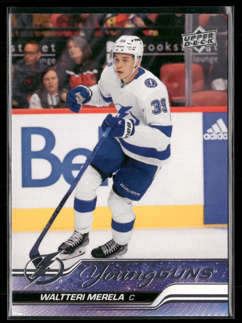 Waltteri Merela Rookie 2023-24 Upper Deck Young Guns Tampa Bay Lightning #454