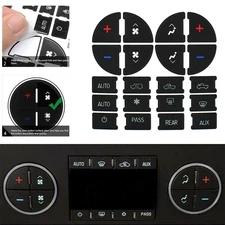 A/C Climate Control Button Repair Decal Sticker for Chevy Silverado Tahoe 07-14