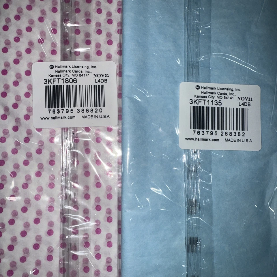 Hallmark Tissue Paper Lot of 22 Packs with 8 Sheets in each Pack Birthday NEW - Image 4 of 4
