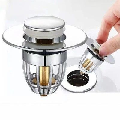 Drain Magic Universal Sink Stopper, Instantly Replace Broken Stoppers US Stock