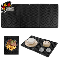 Abtropfmatte Geschirr 60X25,5 Cm Silikon Klappbar Hitzefest Rutschfest KüChe