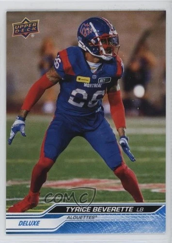 2024 Upper Deck CFL Deluxe /250 Tyrice Beverette #72