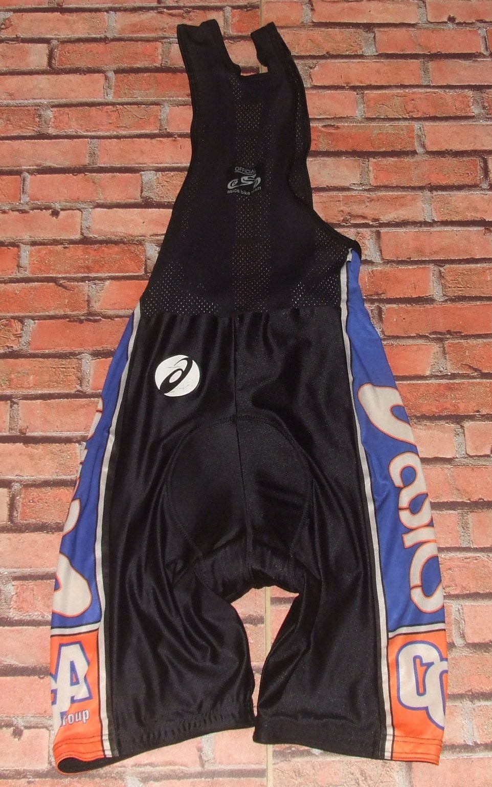 ASICS JERSEY BODYSUIT BIKE CYCLING OVERALLS BIB SHORTS (264) size XL thumbnail 2