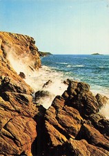 44 LA COTE D AMOUR ECUME SUR LES ROCHERS DE LA GRANDE COTE