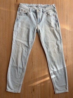 Marc O Polo Damen Alva Cropped Jeans Hellblau Größe W30 L32 Slim Fit neuwertig