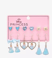 Disney Princess Cinderella Earring 6 Pair Set