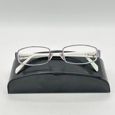 Esprit Eyeglasses Frames Only ET9324 49-18-135 Purple Black And White With Case