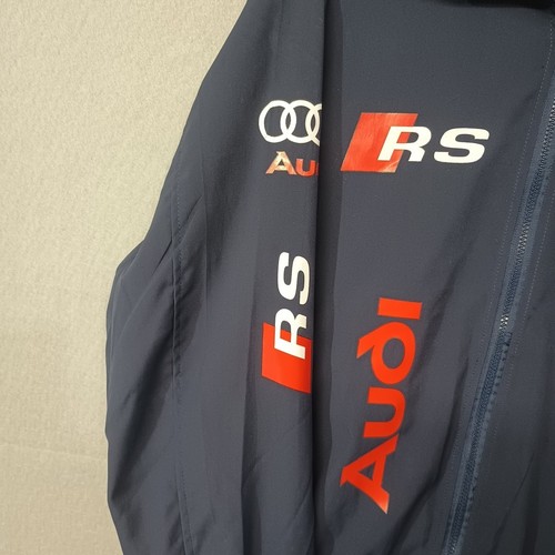 Audi RS Jacket Windbreaker (Marked 3XL But Fits Like Large) In Good Condition - Picture 3 of 11