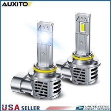 AUXITO 9006 LED Headlight Fog Light Bulbs Kit Bright White High Low Beam 6500K
