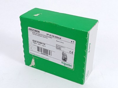 Schneider Electric A9DC8606 RCBo iCV40H 1PN C 6A 300mA w/ Overcurrent Protection