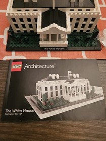 LEGO Architecture The White House 21006 Complete NO discoloration w Box & Manual