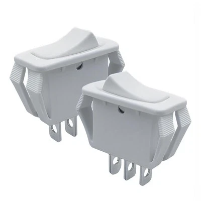 SANJOON Broan Nutone Range Hood Rocker Switch Kit 97016971 Replacement White 1 PCS