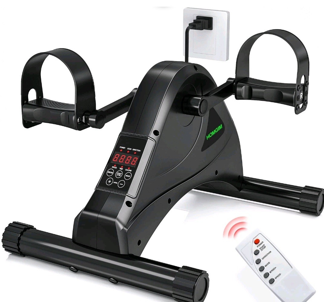 Motorized Mini Exercise Bike Electric Pedal Exerciser Senior