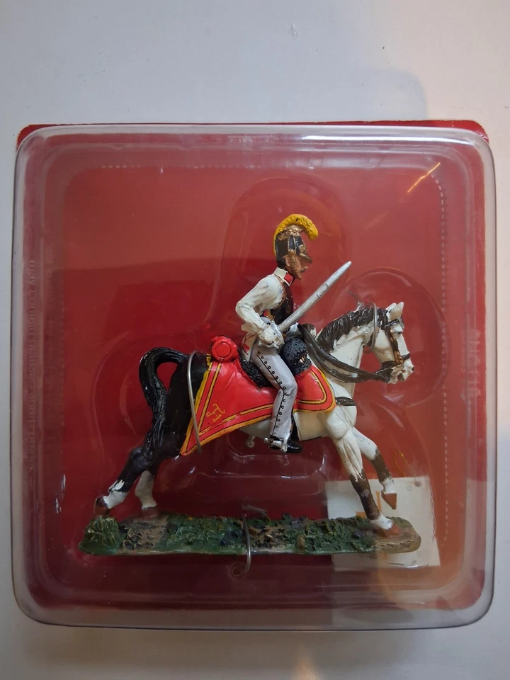Del Prado Die-cast Metal Figure Austrian Cuirassier At Wagram 1809 SNC118 Sealed - Image 1 of 4