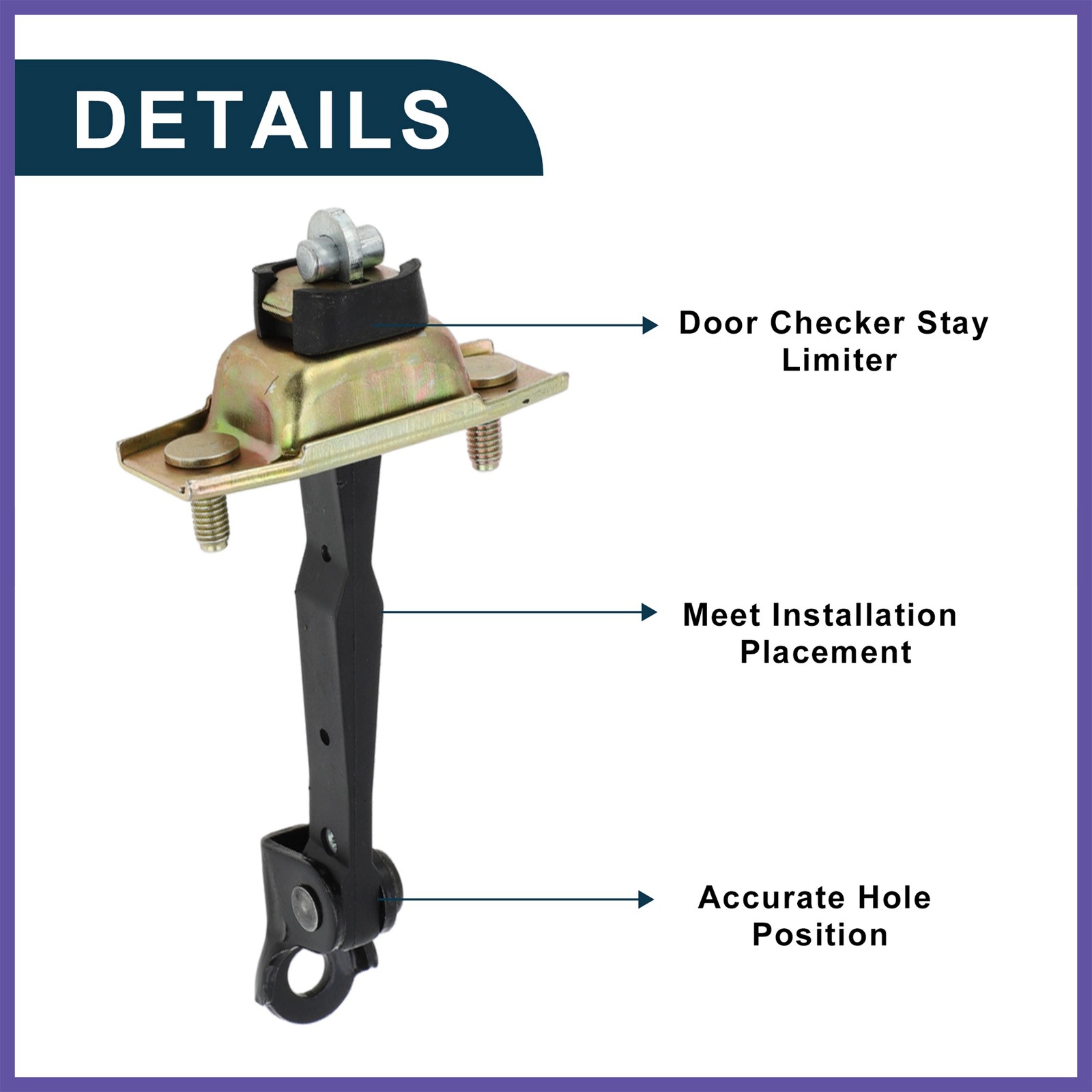 Front Door Check Strap Stopper Limiter No.6862033031 for Toyota Camry 97-01 New