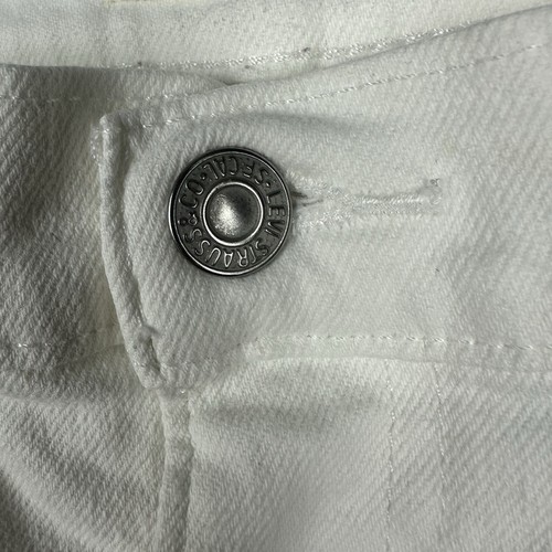 Levi's NWOT Mile High Super Skinny Ankle Women's Denim Jeans Sz 28 White Stretch - Bild 11 von 16