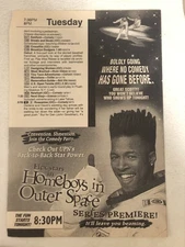Homeboys In Outer Space Tv Series Print Ad Advert UPN Tpa3