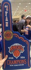 2026 New York Knicks NBA Champions Opening Night Banner Raising 1 Foam Finger