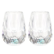 2pcs Shot Glasses 0.5oz Polystyrene with Turquoise for Wine