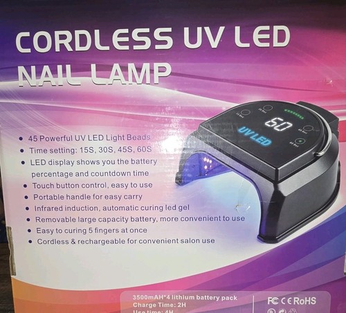 Gelpal 80W Profi Akku UV LED Nagellampe, UV-Licht für Nägel - Bild 7 von 14