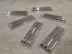 Vintage silver-plated 6 knife rests Christofle French Ondulations Lanel 8,5cm b