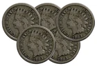 1863 CN INDIAN HEAD CENT PENNY G/VG FREE SHIPPING 5x COIN LOT! BUNDLE DEAL!