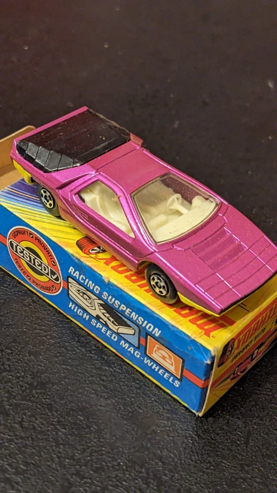 Miniature Matchbox Superfast N°75  - Violet - ALFA CARABO - Vintage 70 - Photo 2/4