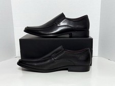 Perry Ellis Portfolio Hombres Zapatos de Vestir Sin Cordones Ultra Espuma Pablo-4 Mocasín Negro