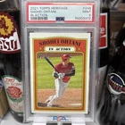 2021 Topps Heritage - In Action Shohei Ohtani #246. PSA 9