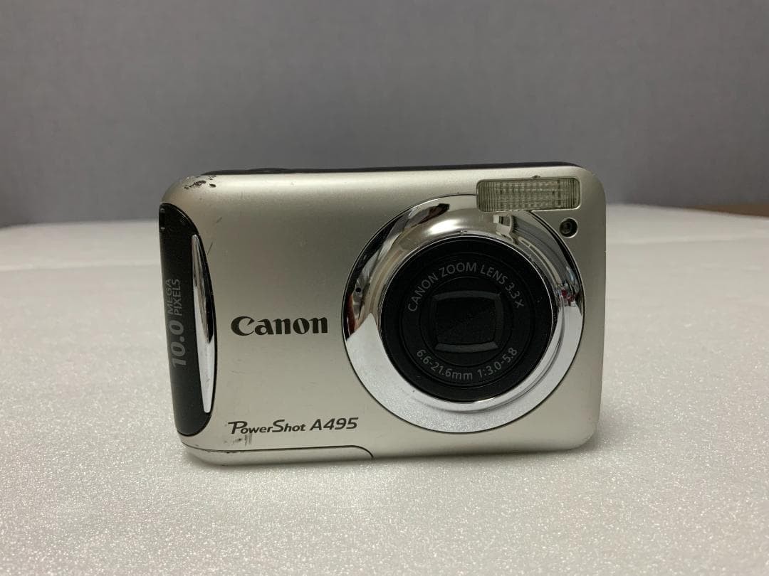 CanonA-1 カメラ Canon PowerShot A495 Silver Compact Digital Camera Tested Good