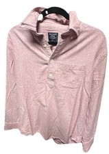 Abercrombie Fitch Men's Pink Long Sleeve Dress Shirt Size Small