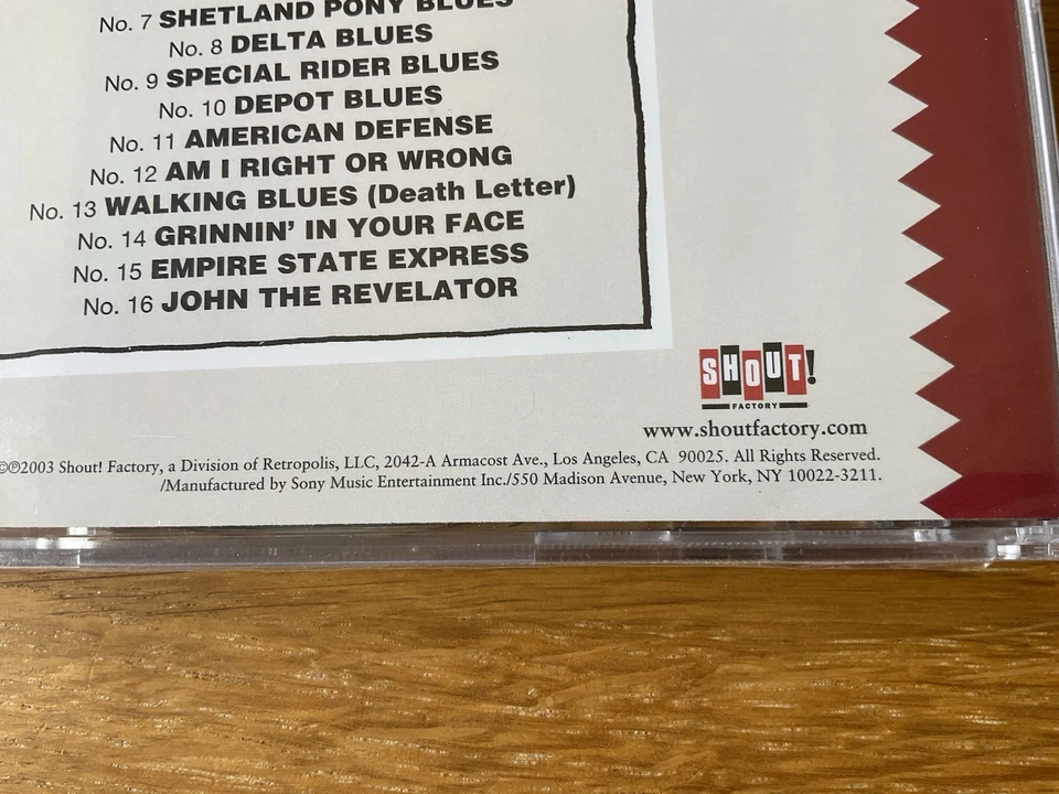 Son House CD Heroes of the Blues Very Best of Son House New & Sealed US Import Foto 4 de 4