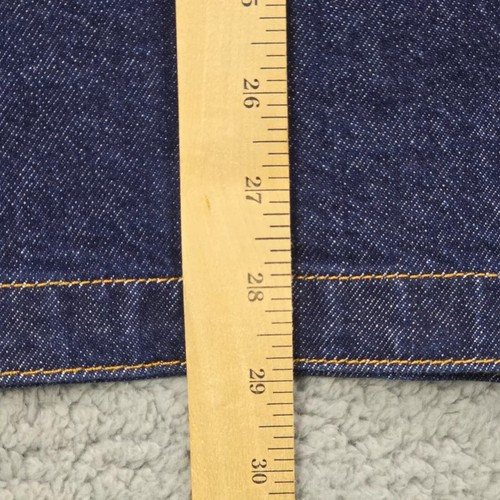 LUCKY BRAND DENIM JEAN Jacket Mens LARGE L BLUE OUTDOOR Dark Wash Button Up NWT - Picture 6 of 11
