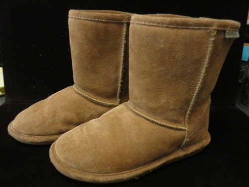 Bear Paw Girls Brown Suede Boots Snow 