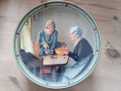 Sammelteller Bradex Norman Rockwell  A Family's Full Measure  Limited 1985