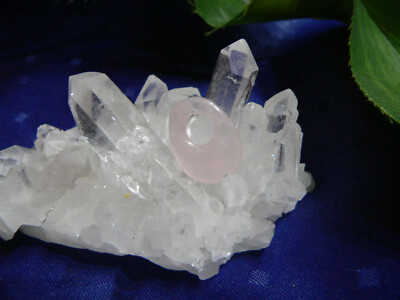 Rosenquarz GOGO 20x15mm Edelstein Anhänger