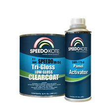 Low Gloss 2.1 VOC urethane clear coat, SMR-115Q/170-8, quart kit w/Slow Act.