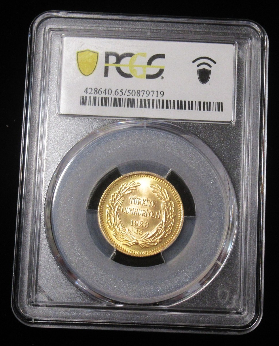1968年トルコ Monnaie Deluxe100クルシュ PCGS MS65 1968年トルコ Monnaie Deluxe100クルシュ PCGS MS65 1968年