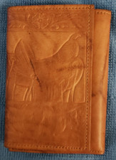 Mens Leather Tri-fold Wallet, New - Never Used