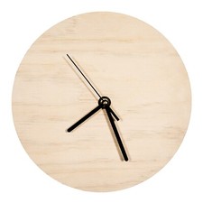20Pcs 7.9" Sublimation Blank Plywood Round Wall Clock DIY Heat Transfer