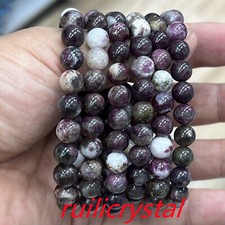 Wholesale Lot6 Pcs Natural Crystal 8mm7.5" Stretch Bracelet