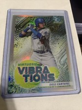 2022 Bowman Chrome Baseball Diego Cartaya Virtuosic Vibrations VV-20 Los Angeles