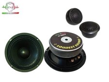 Kit SPL 2 vie 16cm Mid Woofer LOUDEST SOUND + Tweeter GROUND ZERO auto 165mm
