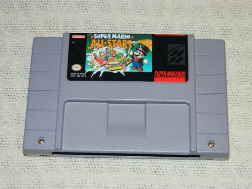 Super Mario All-Stars Super Nintendo SNES (1993) *Authentic TESTED WORKS*