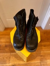 Guidi Kangaroo Leather Boots Dark Green UK 9/EU43