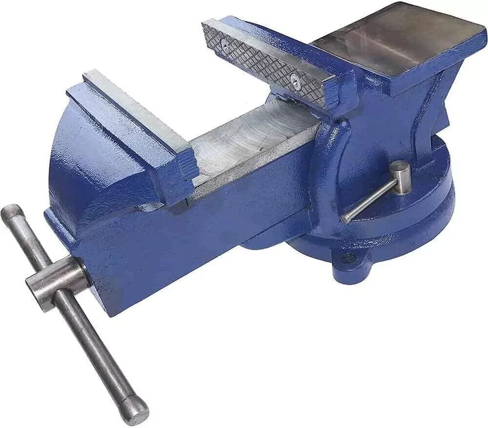 Morsa Da Banco 70mm Girevole 360° - Piccola Morsa Per Lavorazione Legno E Metall - Foto 2